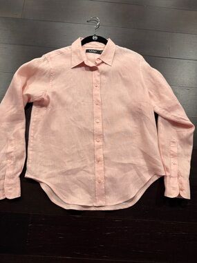 Ralph Lauren Linen Button Down Shirt